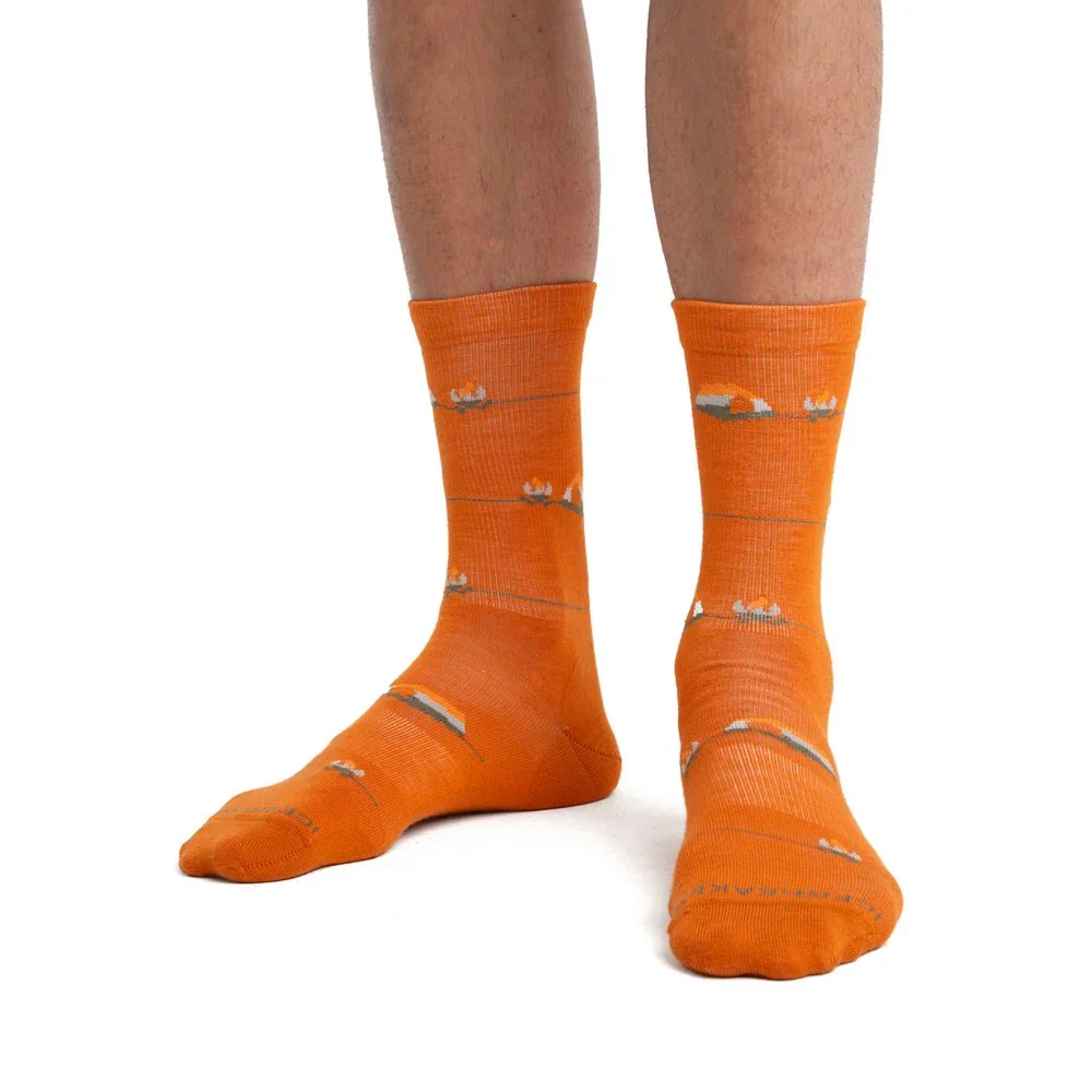 Bas Iceabreaker Merino Ultralight Crew Backcountry Camp (hommes) - Image 2
