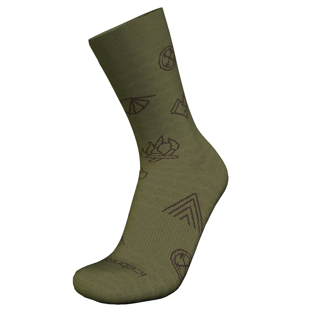 Bas Icebreaker Merino Lifestyle Ultralight Crew Camp Essential Socks (hommes)