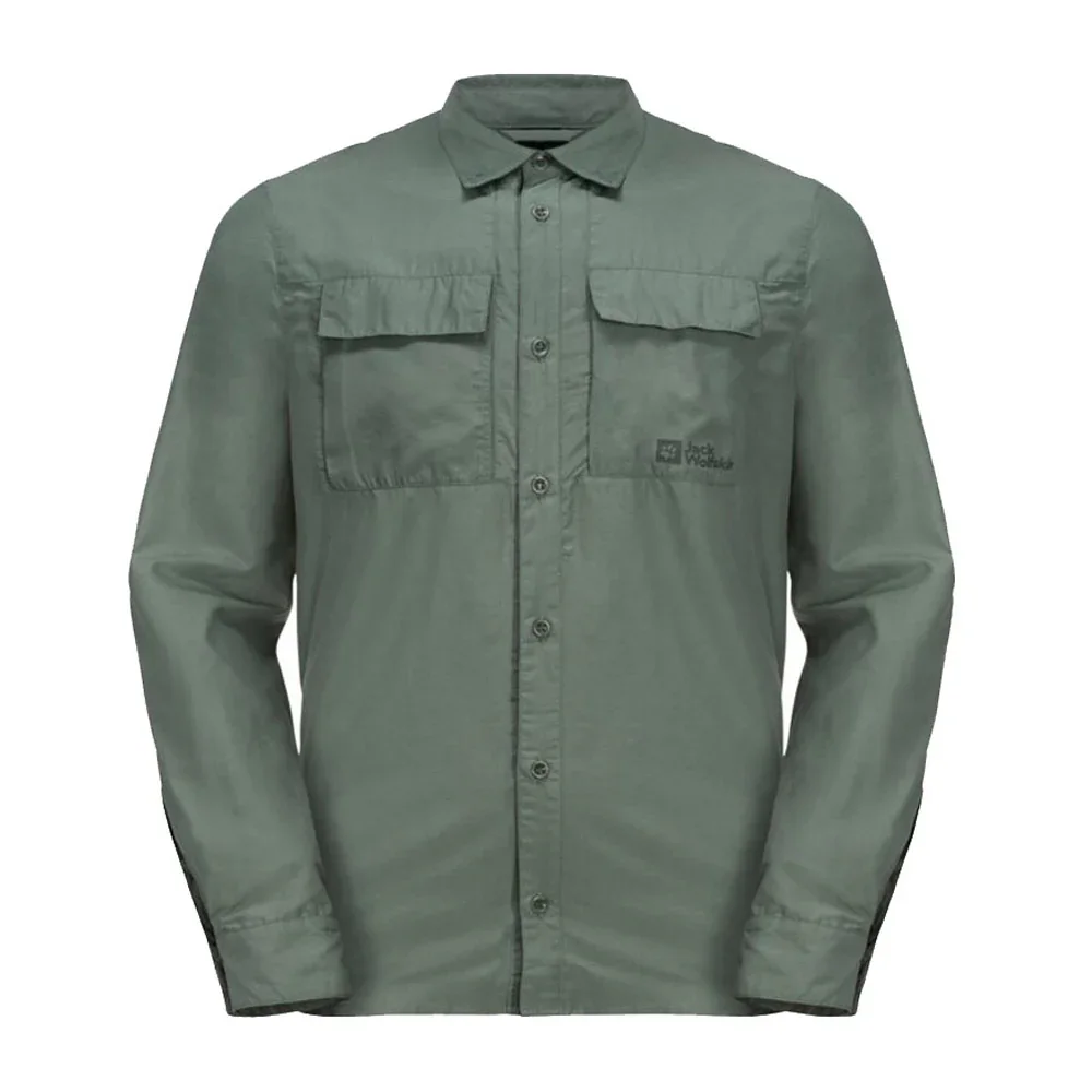 Chemise à manches longues Jack Wolfskin Barrier Mosquito Protection (hommes)