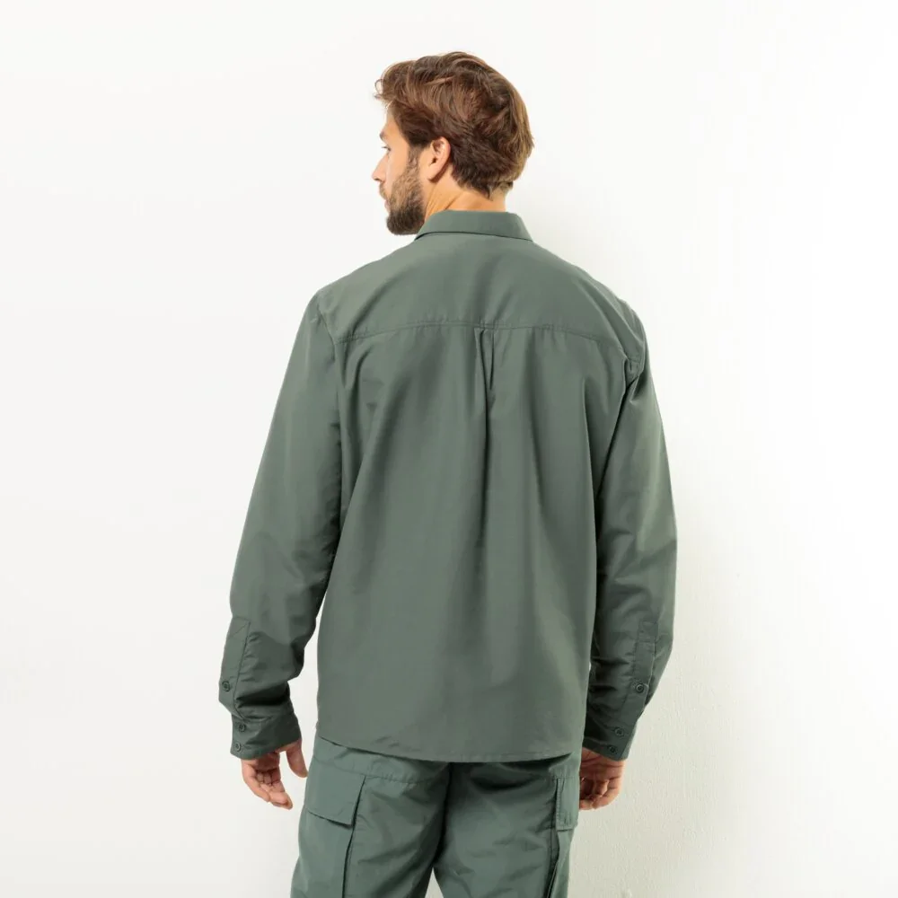 Chemise à manches longues Jack Wolfskin Barrier Mosquito Protection (hommes) - Image 3