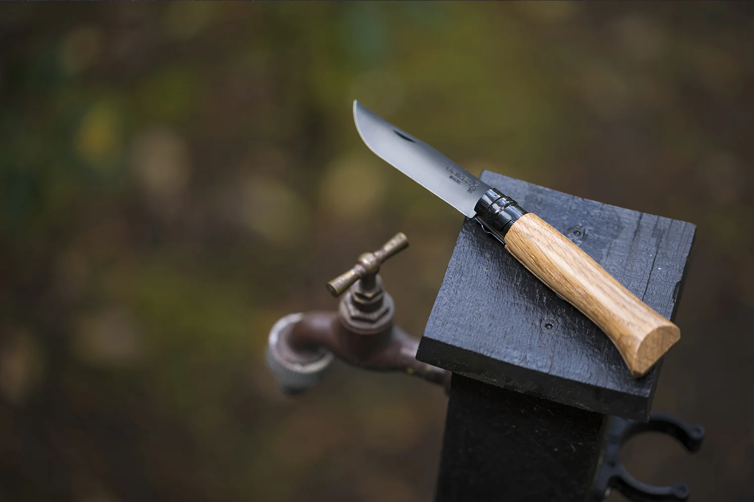 Couteau Opinel N° 8 Chêne noir - Image 3