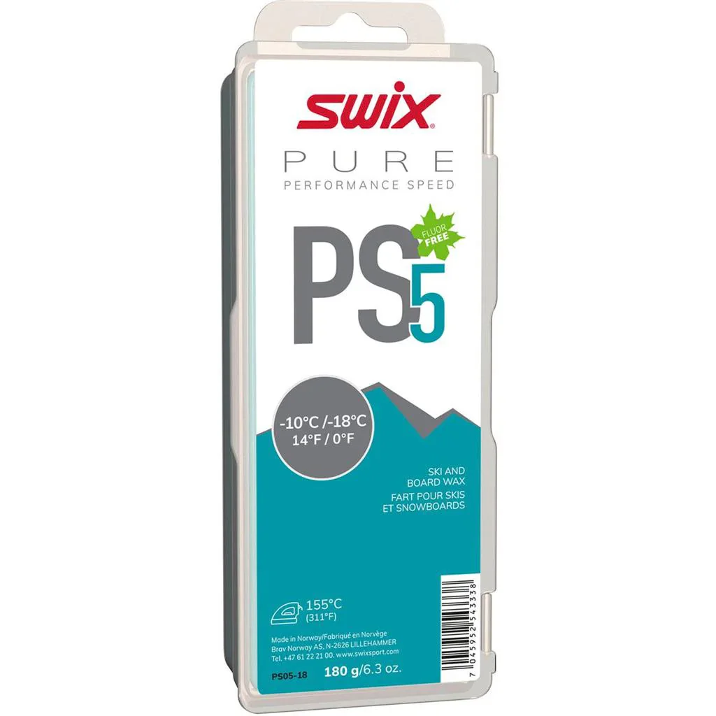 Fart de glisse Swix PS5 Turquoise -10 °C/-18 °C