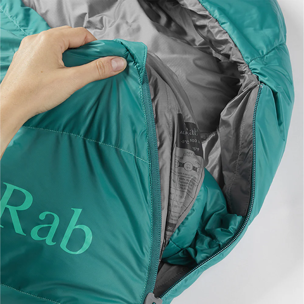 Sac de couchage Rab Alpine 400 (-5°C ) (femmes) - Long - Image 5