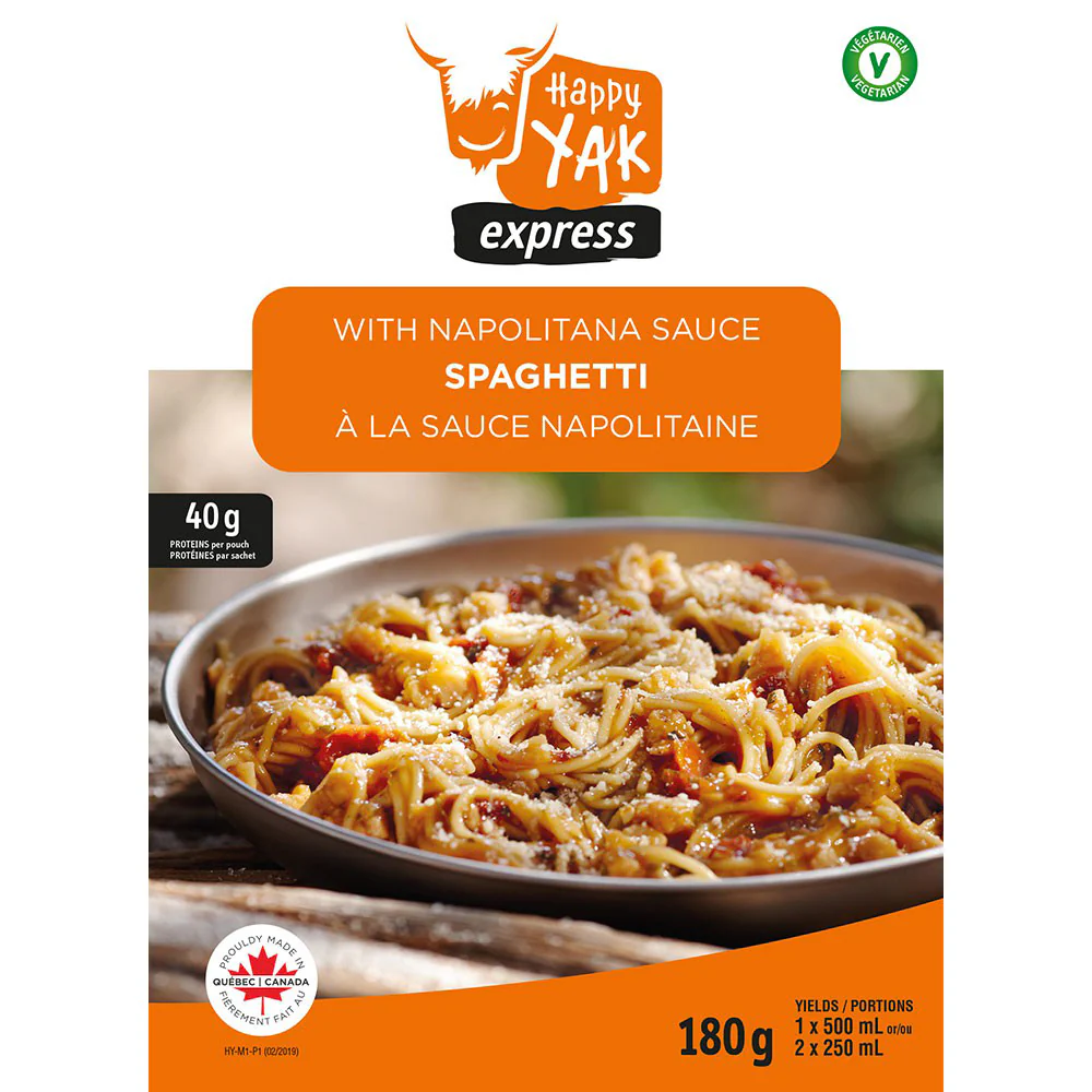 Spaghetti Napolitain - Mets lyophilisés Happy Yak - Image 2