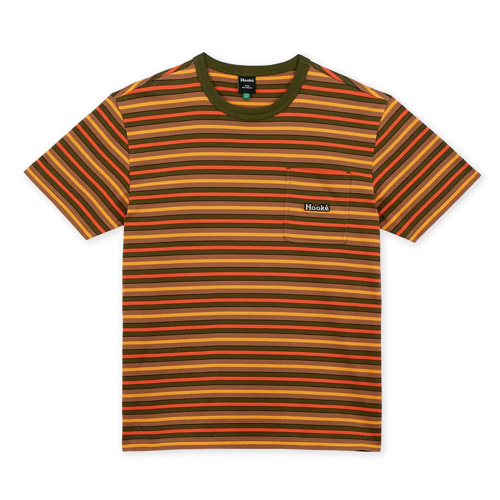 T-shirt Hooké Sun Stripes Pocket (hommes)