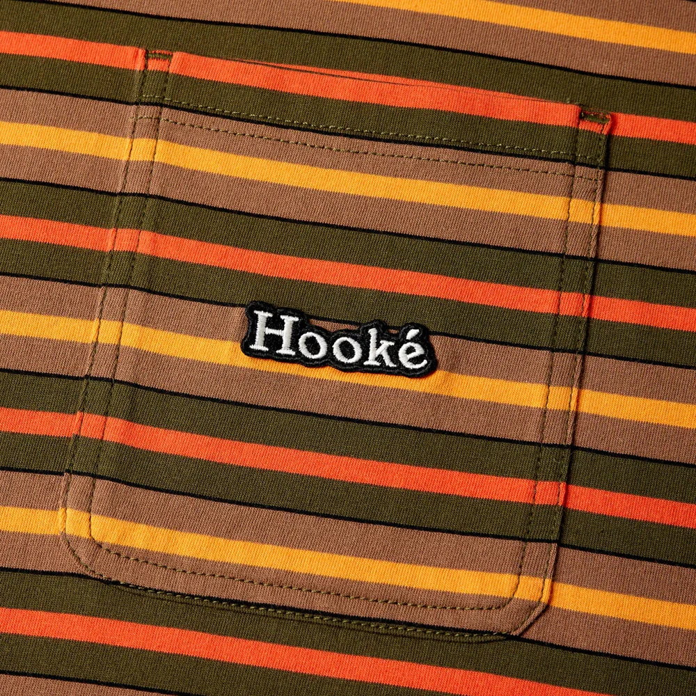 T-shirt Hooké Sun Stripes Pocket (hommes) - Image 3