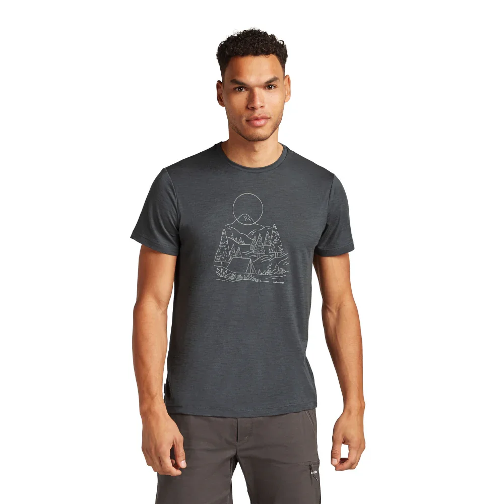 T-shirt Icebreaker 150 Tech Lite Sunset Camp (hommes)