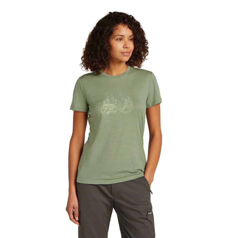 T-shirt Icebreaker Merino 150 Tech Lite III Van Camp (femmes)
