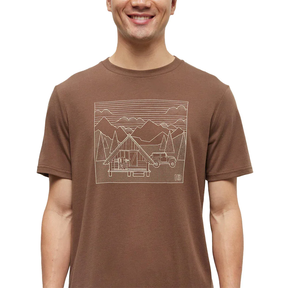 T-shirt Tentree Front Country Cabin (hommes) - Image 4